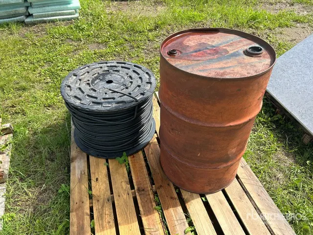Cable Reel and Steel Drum