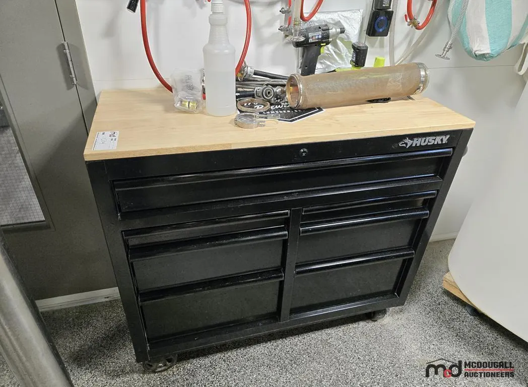 Husky Rolling Tool Chest w/ Assorted Brewery Tools
UNRESERVED