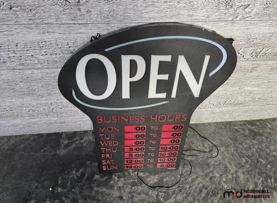 Newon OPEN LED Business Hours Sign
UNRESERVED