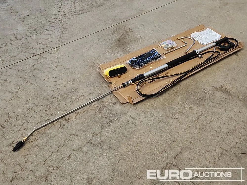 Unused 24ft Extendable TelescopicJet Washer Lance, Turbo End