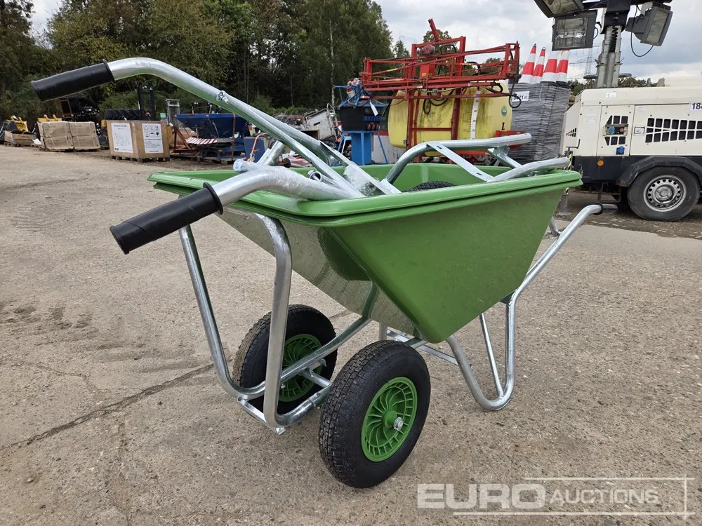 Unused 160Ltr Wheel Barrow, 2 Wheels (2 of)