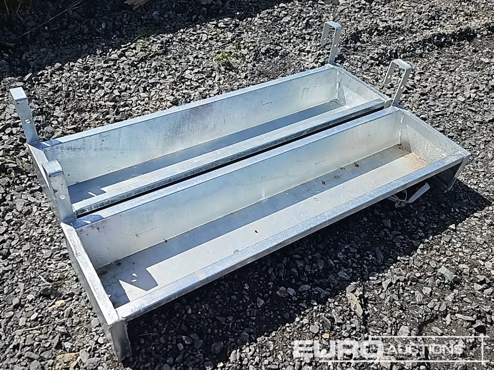 Unused Rancher 4' Galvanised Hanging Trough (2 of)