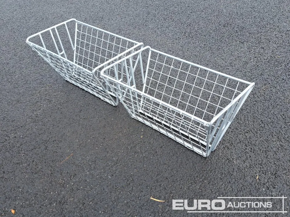 Unused 2' Galvanised Hay Racks (2 of)