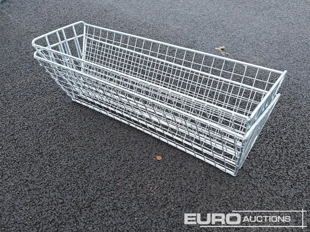 Unused 4' Galvanised Hay Racks (2 of)