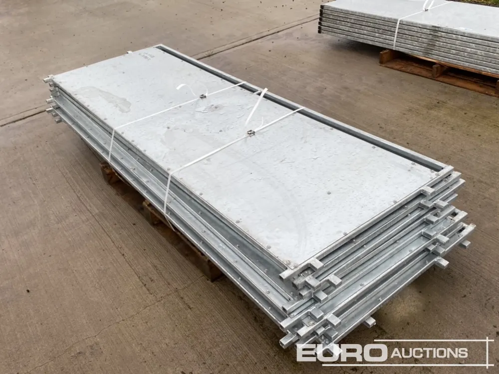 Unused 8' Galvanised Sheep Hurdles (4 of)