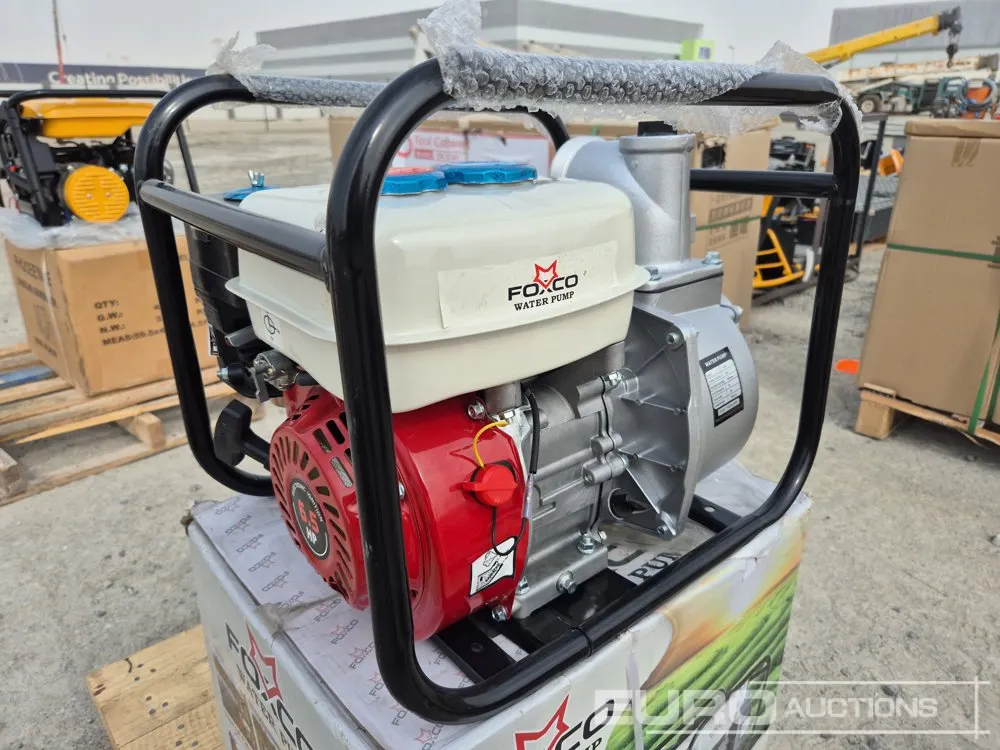 Unused FOXCO WP30 Gasoline Water Pump 80mm (2 of)