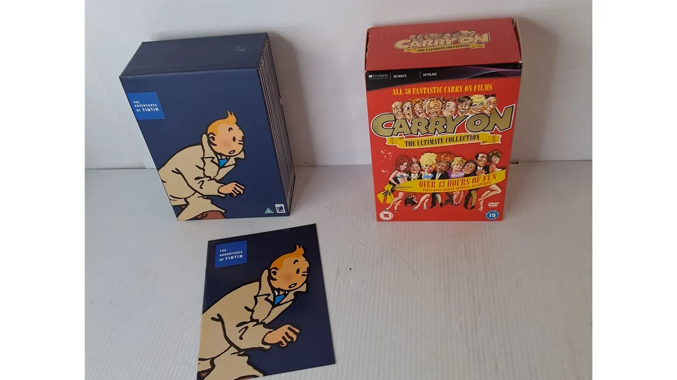 Carry On & The Adventures of Tintin DVD Collections