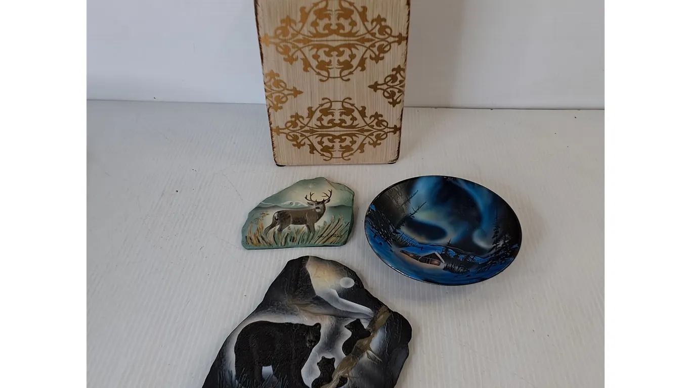 Decorative Vase, Clay Steadman Plate, Lee + Neal Decor