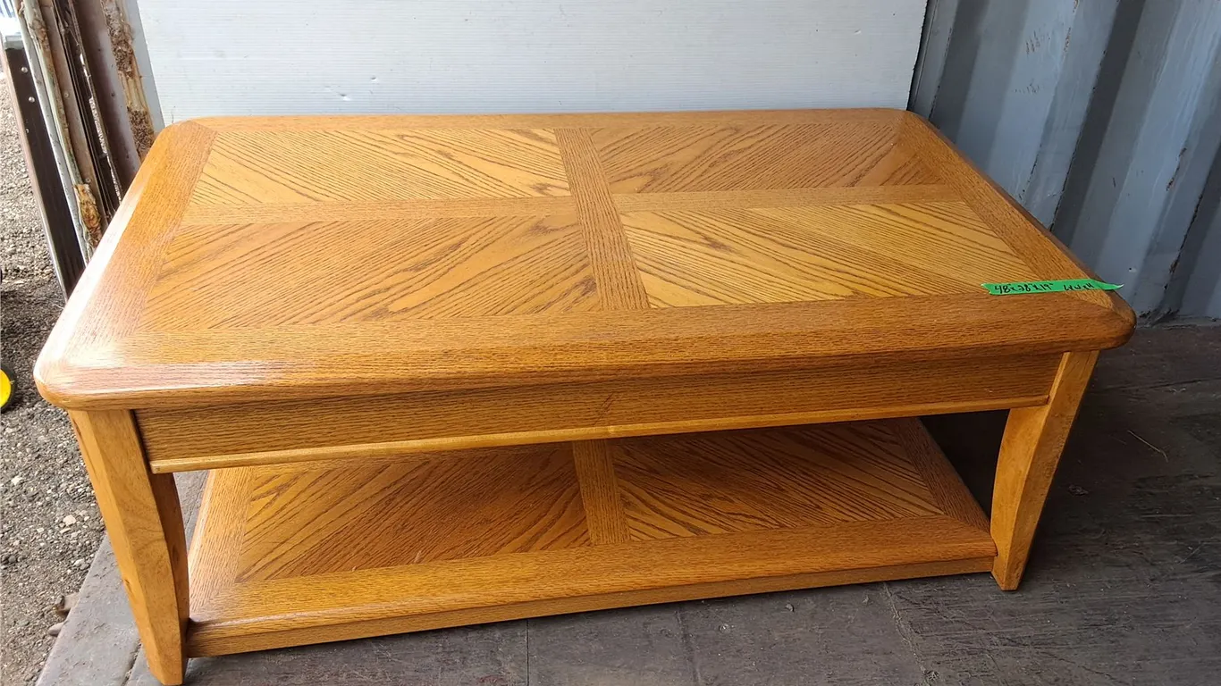 ***Oak Lift Top Coffee Table- Can't Ship