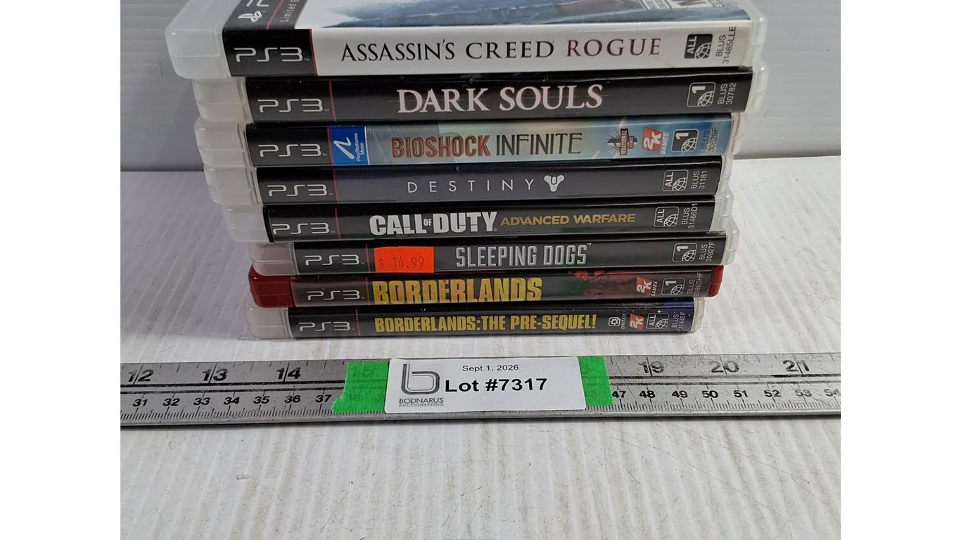(8) Playstation 3 Games-Dark Soul,Borderlands,Call of Duty,Destiny and others