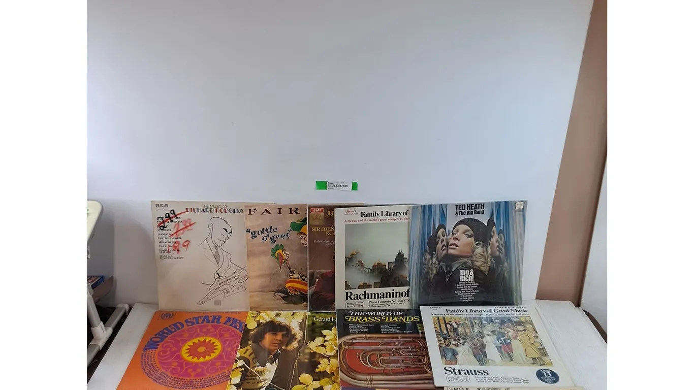 (13) Vinyl Records, Cole Porter, Richard Rogers, Ted Heath, Gerard Lenorman