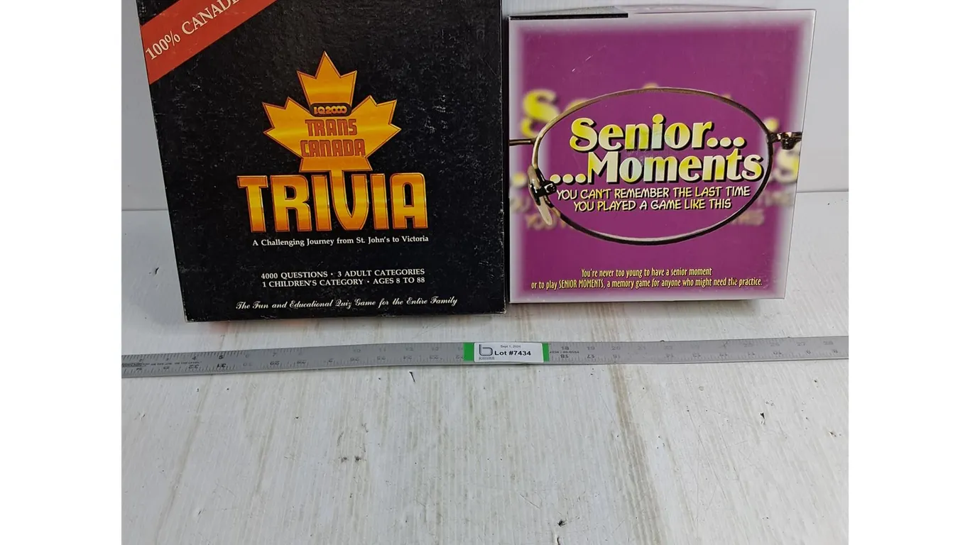 (2) Games-Trans Canada Trivia and Senior Moments