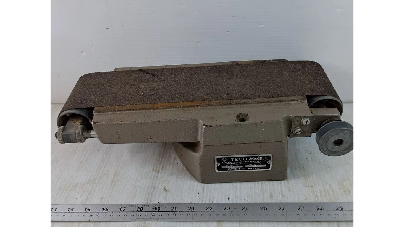 Teco Master Stationary Belt Sander Untested, Pickup Preferred