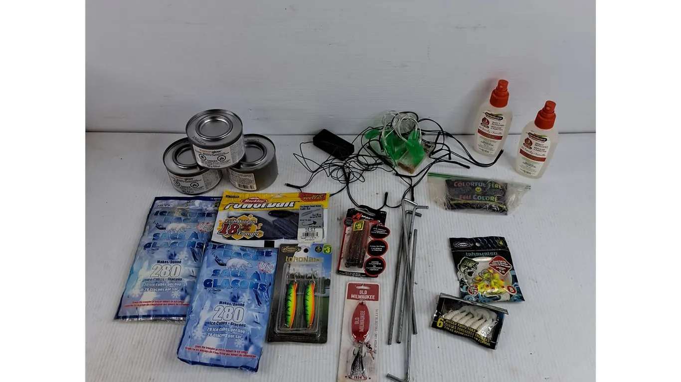 Methanol Gel Fuel, Fishing Hooks, Insect Repellent, Ice Cube Bags, Misc, PICKUP ONLY