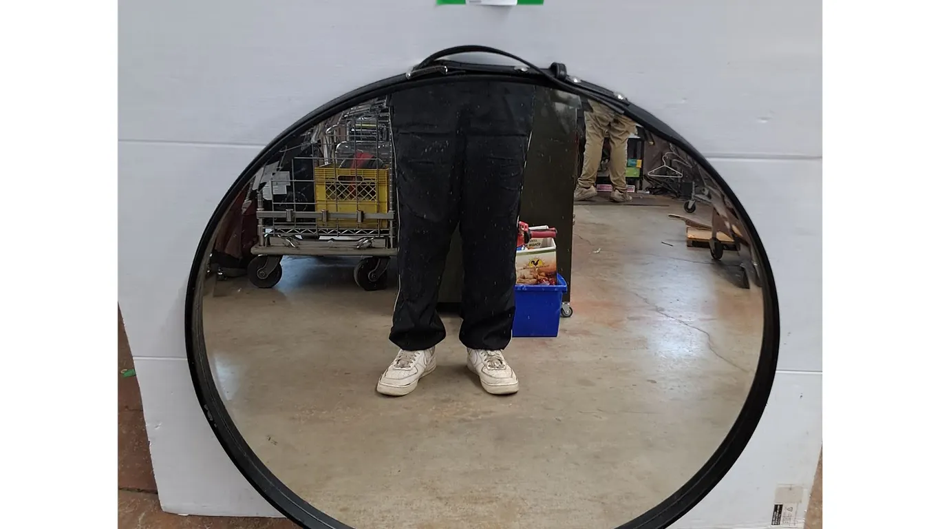 *Round Framed Mirror 36", PICKUP ONLY