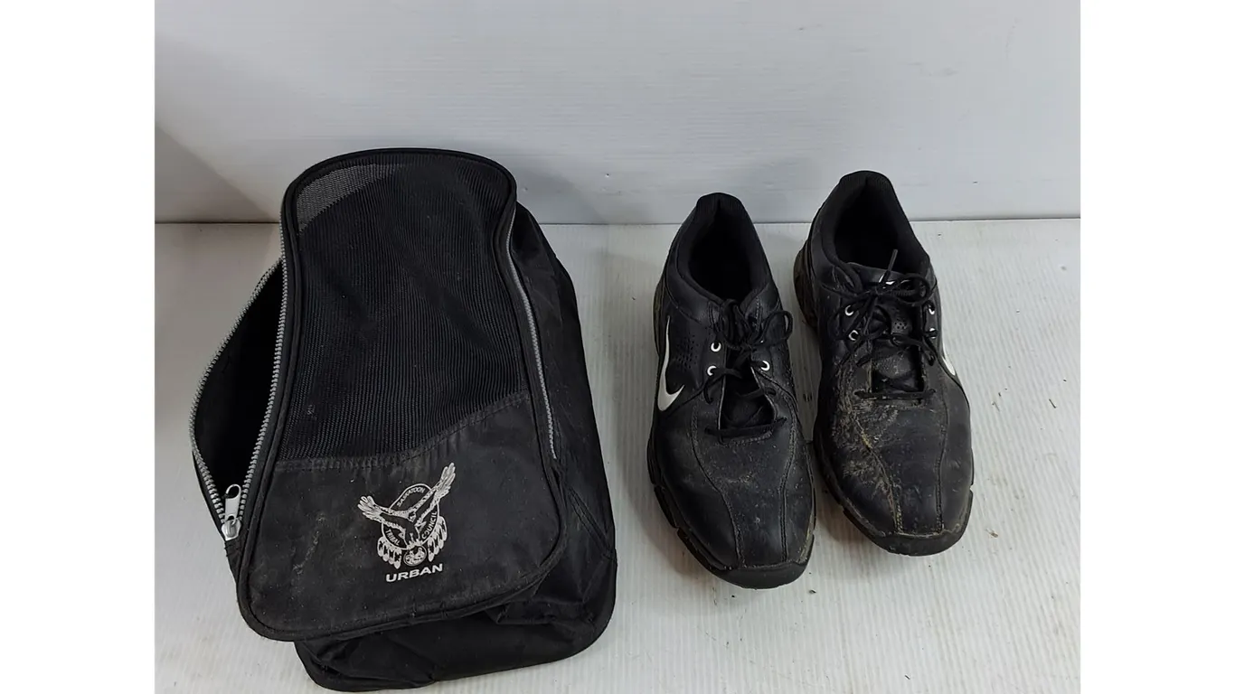 Nike Soccer Shoes - Size 10.5, Shoe Bag