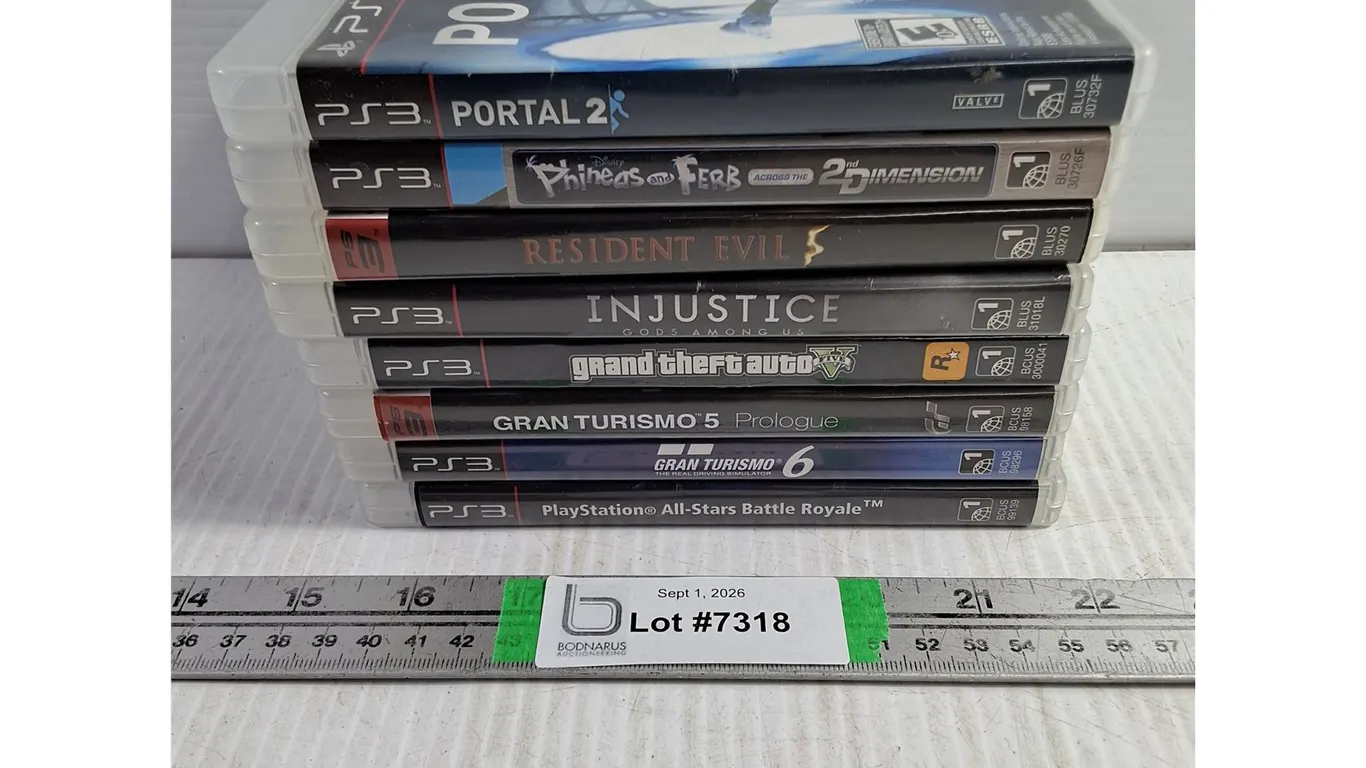 (7) Playstation 3 Games-Injustice,Gran Turismo,Resident Evil and others