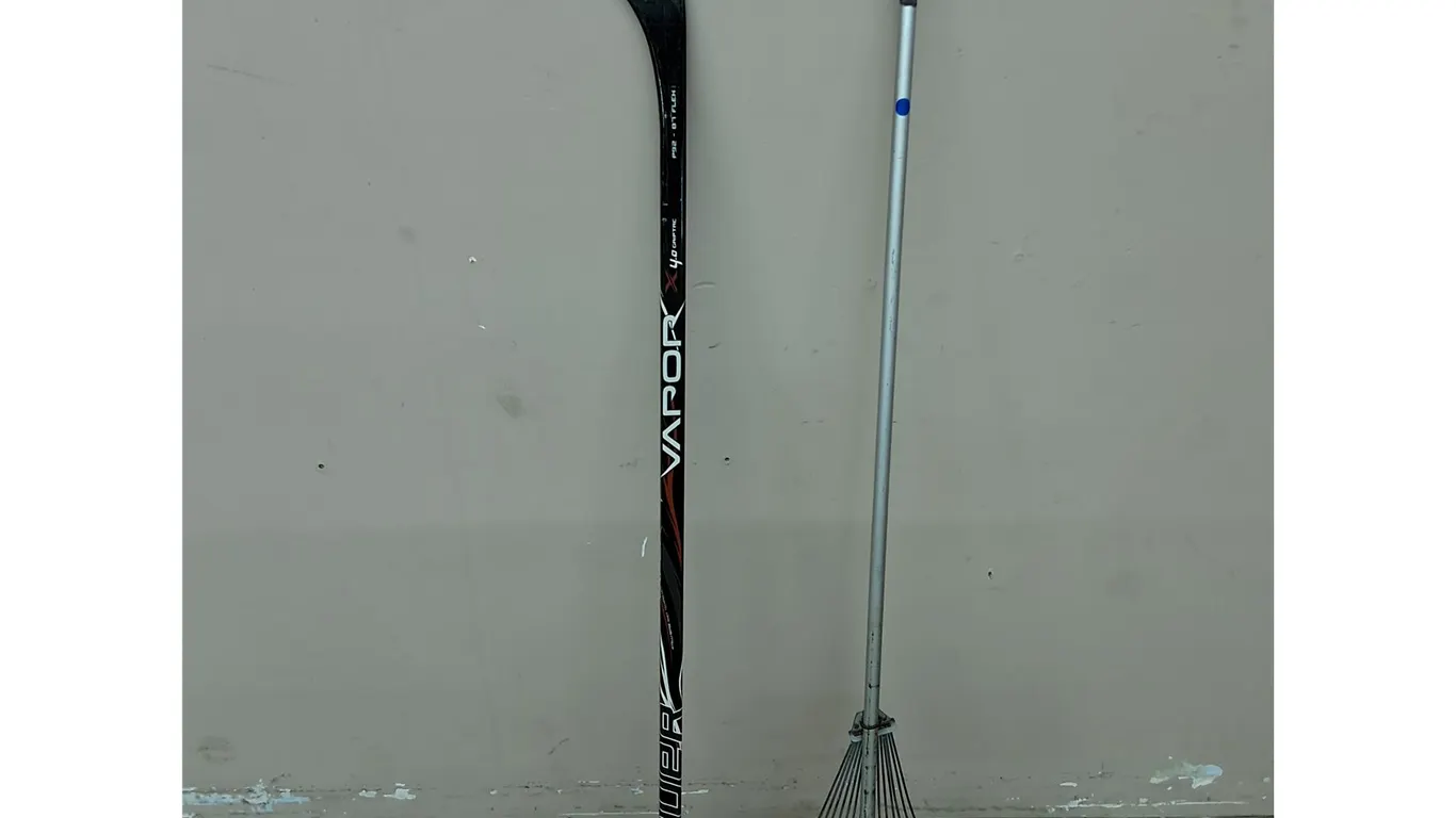 **Bauer Hockey Stick & Leaf Rake, PICKUP ONLY