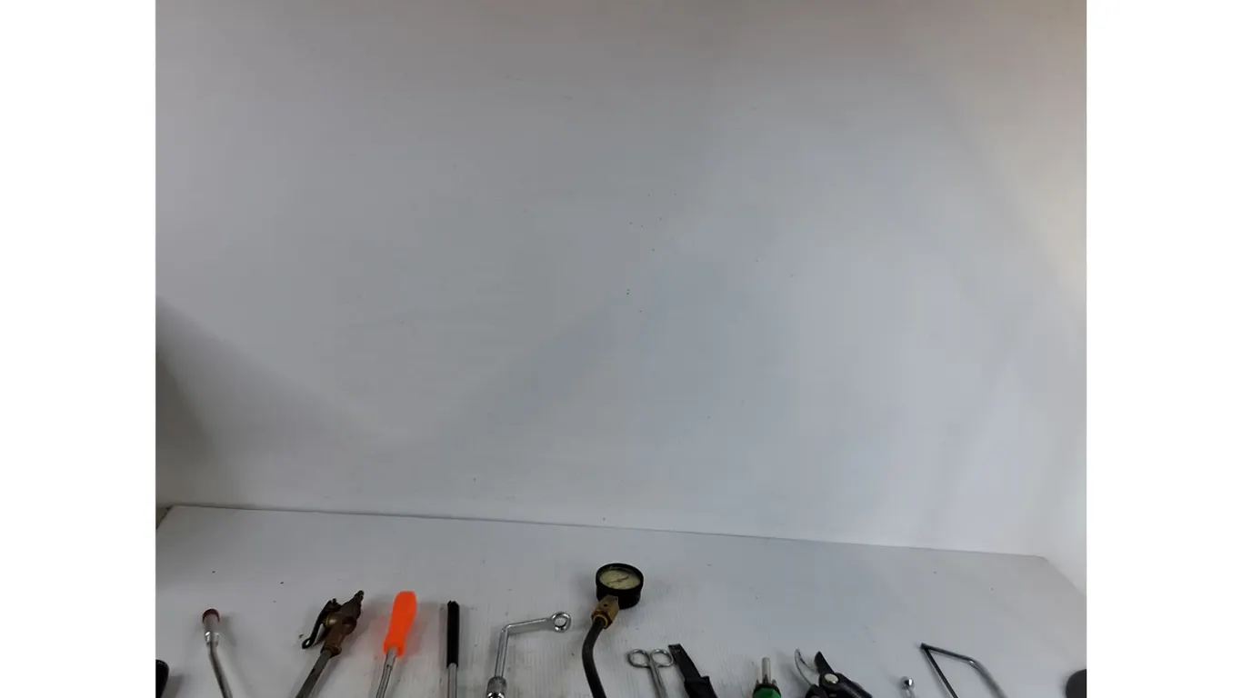 Gauge, Flashlight, Shears, Scissors, MIsc ( as is)