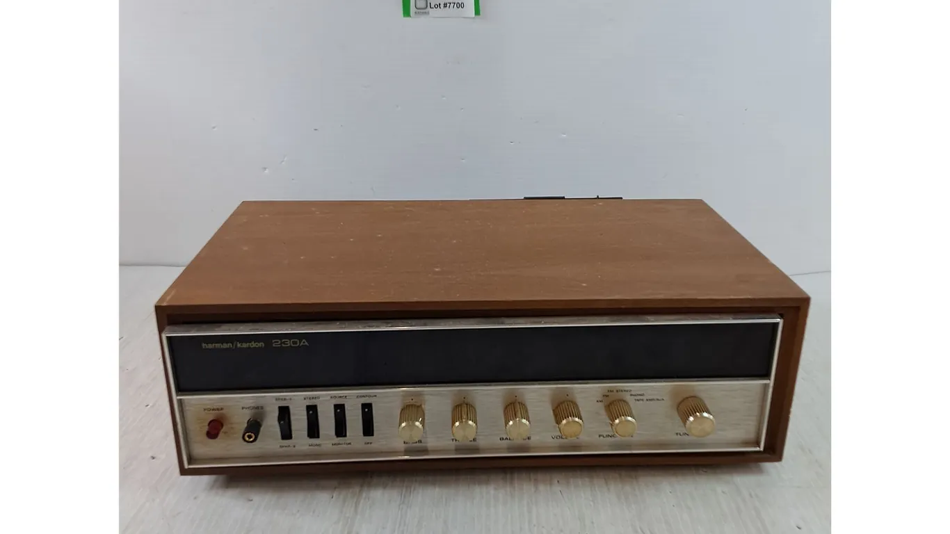 Harman Pardon 230A AM/FM Stereo Radio Receiver Tested Works
