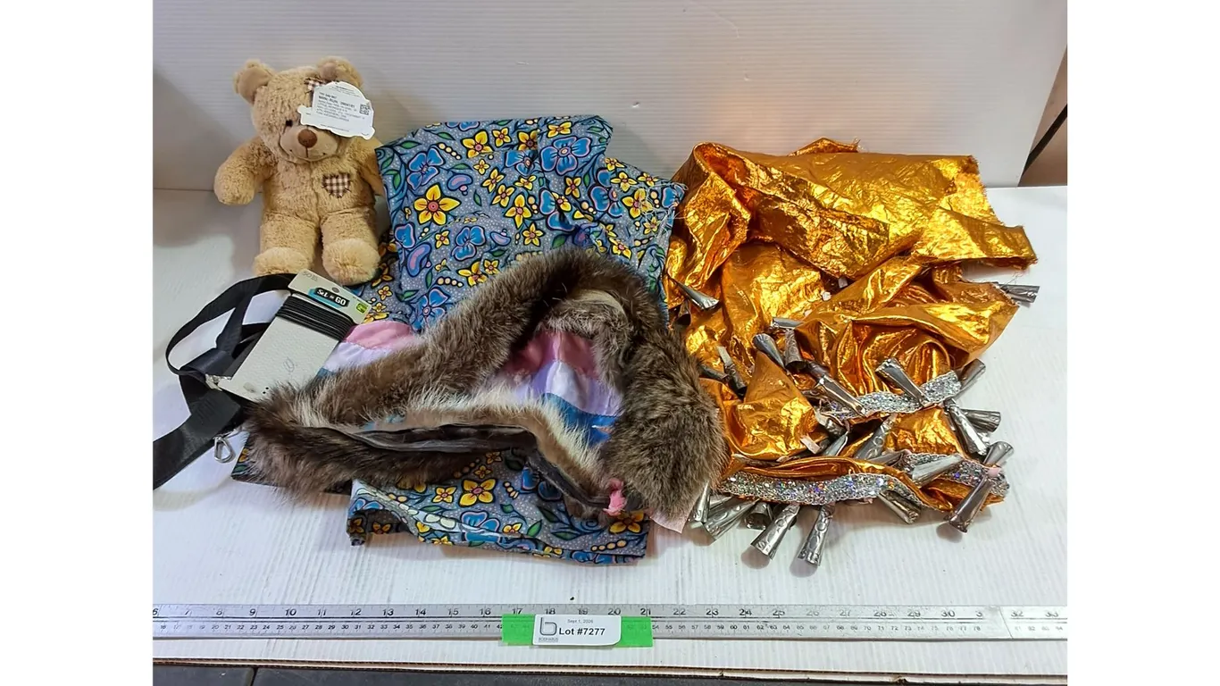 (2) Womens Dresses, 30" Waist, Medium, Animal Fur, Stuffed Animal