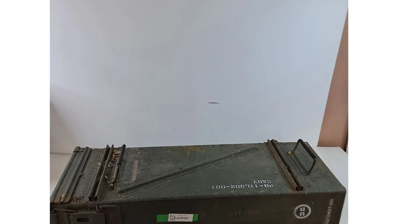 Military Army Ammo Ammunition/Small Arms Transport Crate