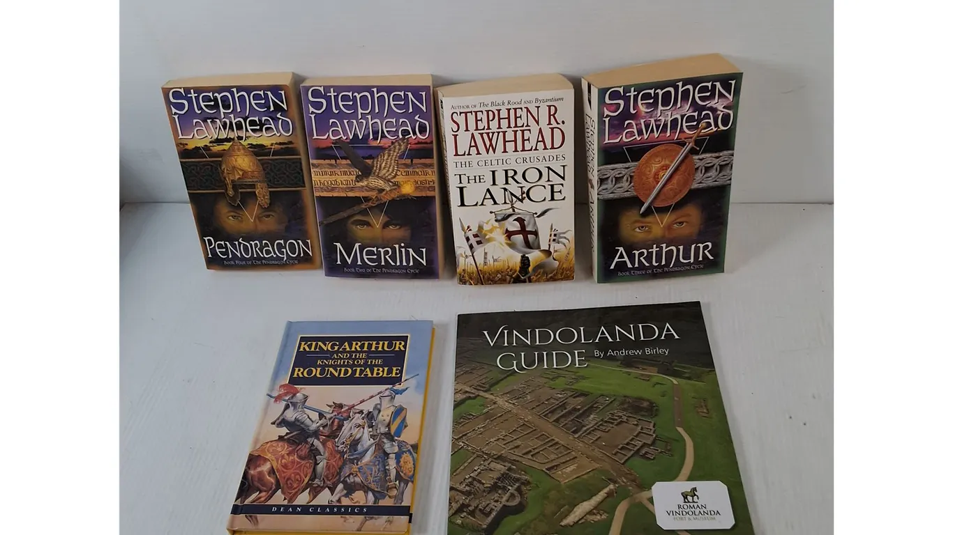 Book Lot- King Arthur, Vindolanda Guide, Stephen Lawhead