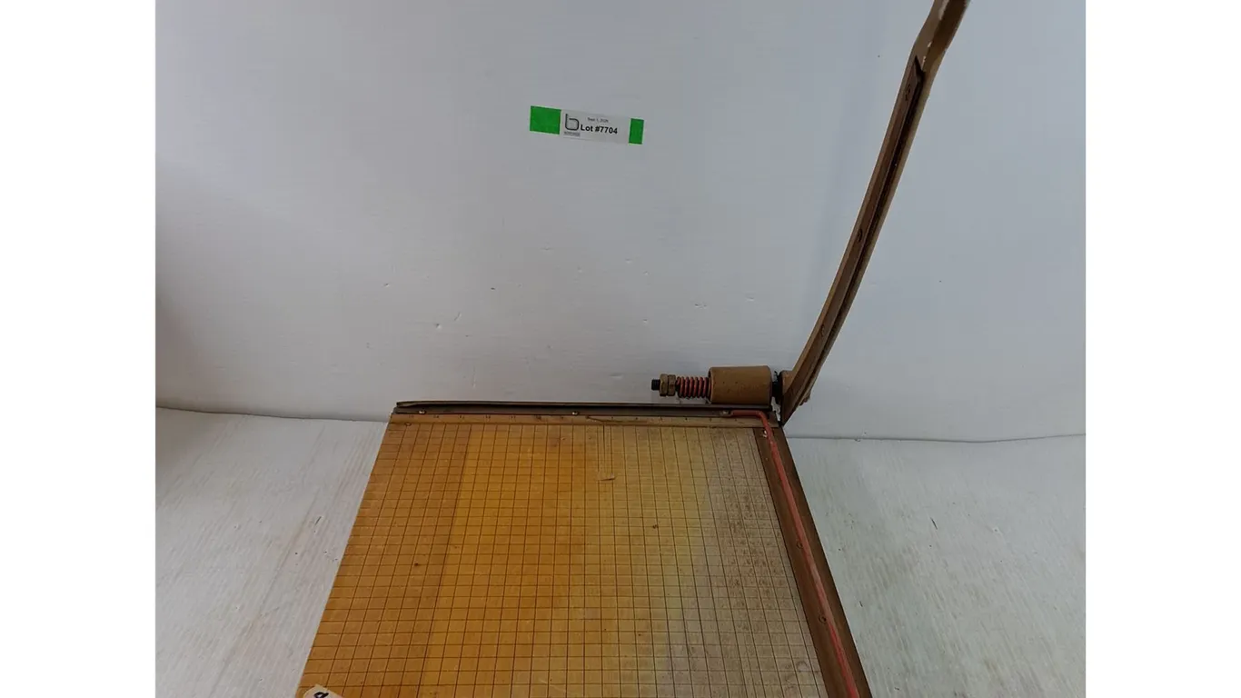 Large Wooden Paper Edge Cutter, Pickup Only