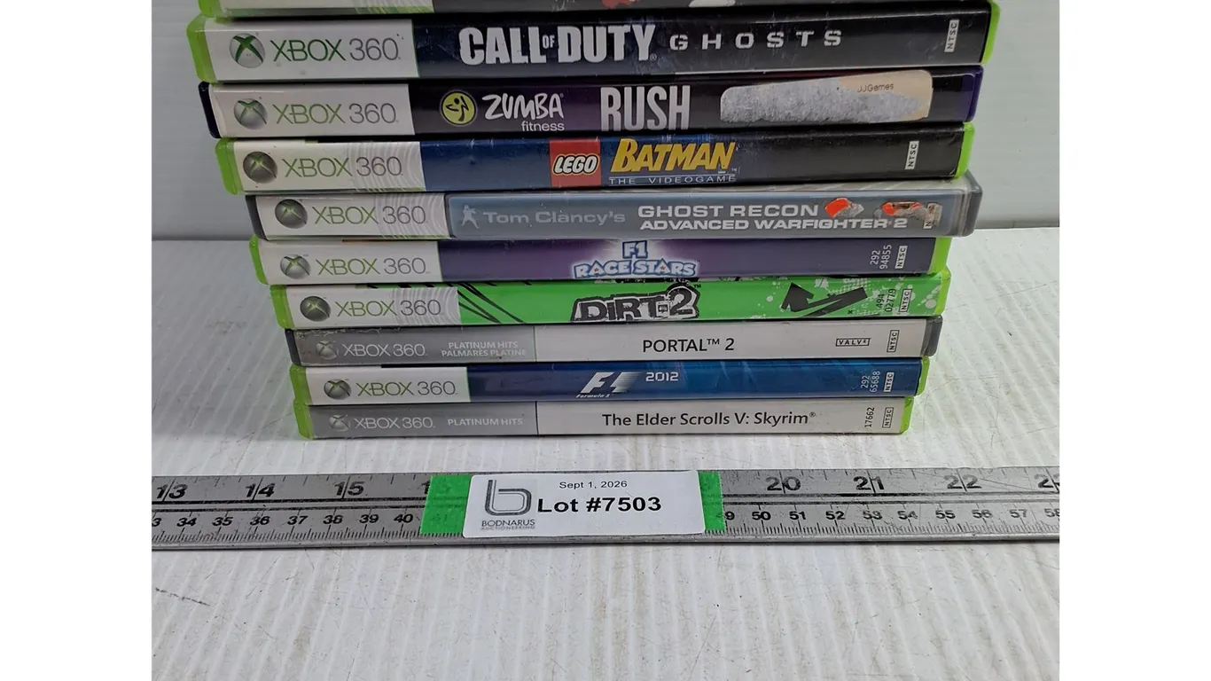 (10) X-BOX 360 Games-Call of Duty,F1 2012,Left 4 Dead and more