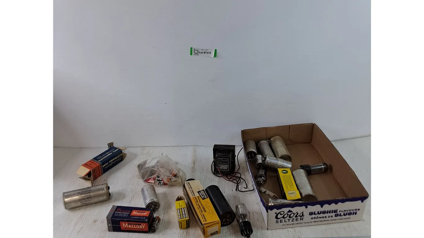 Nixie Tubes, Television Power Box, Assorted Electronics Tubes
