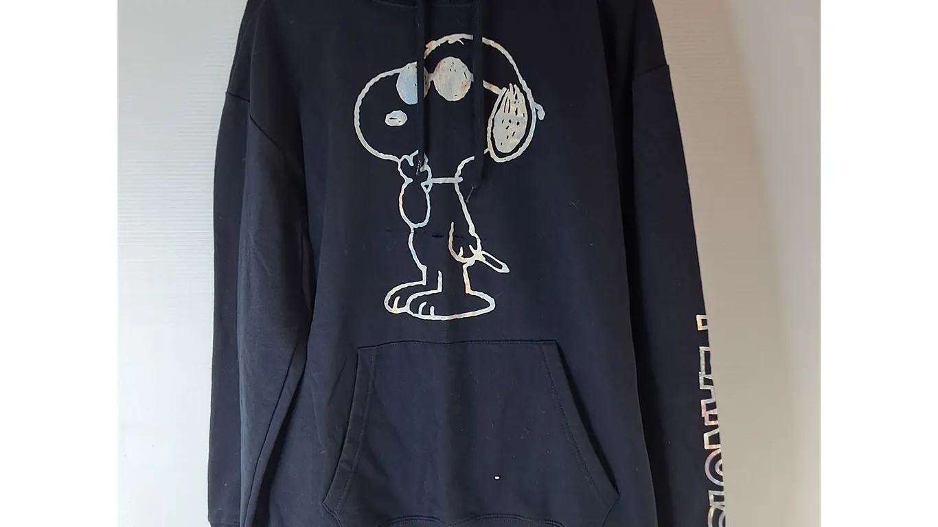 Women's Snoopy Hoodie-L, Some Holes