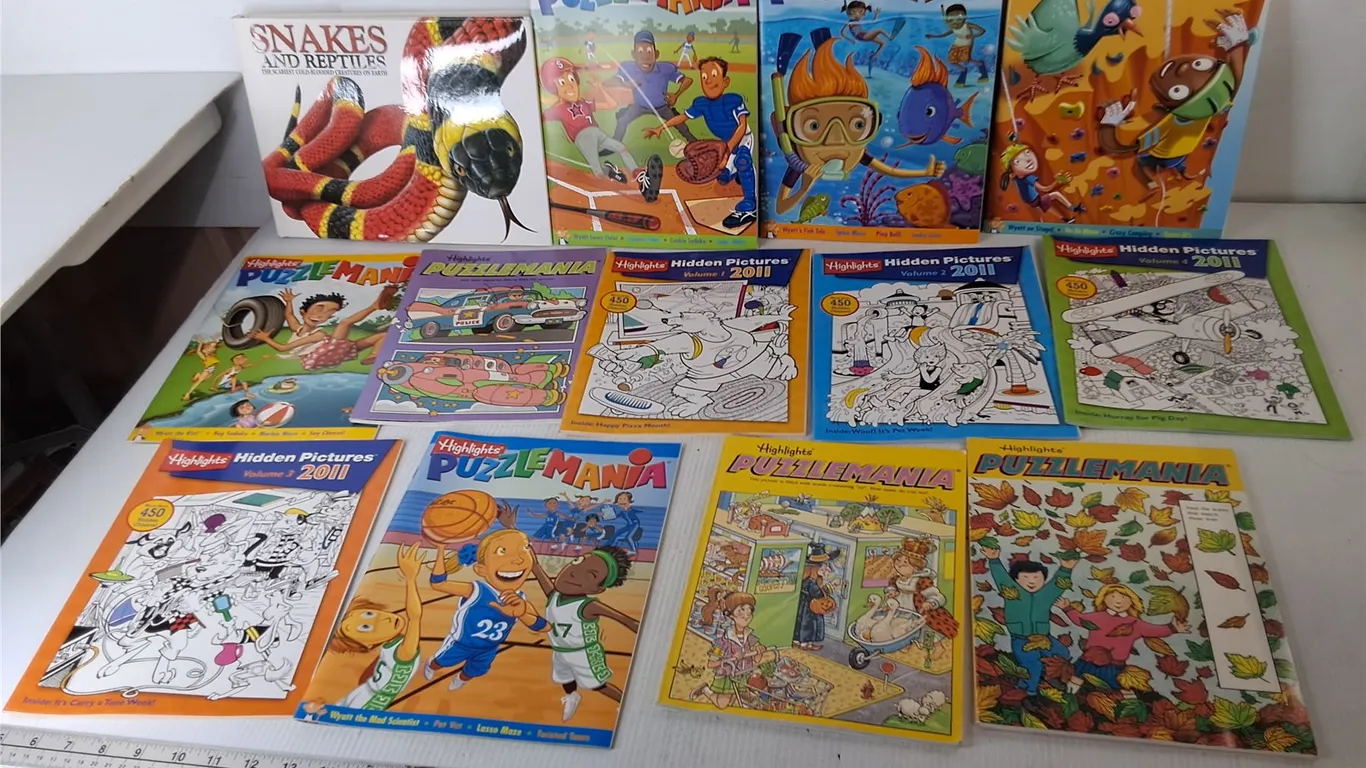 (12) Mostly Kids' Activity Books