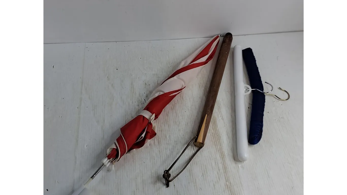 Clip-on Umbrella, Plush Clothing Hangers, Homemade Fish Whack