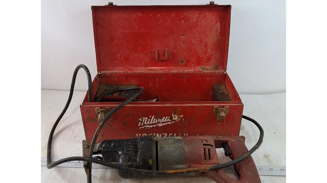 Milwaukee Sawzall Toolbox with Reciprocating Saw Tested As-Is