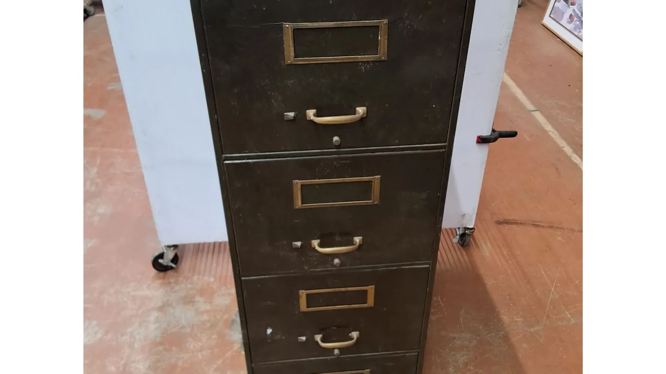 * Chatco 4-Drawer Metal File Cabinet - 18x28x51" - Cannot Ship