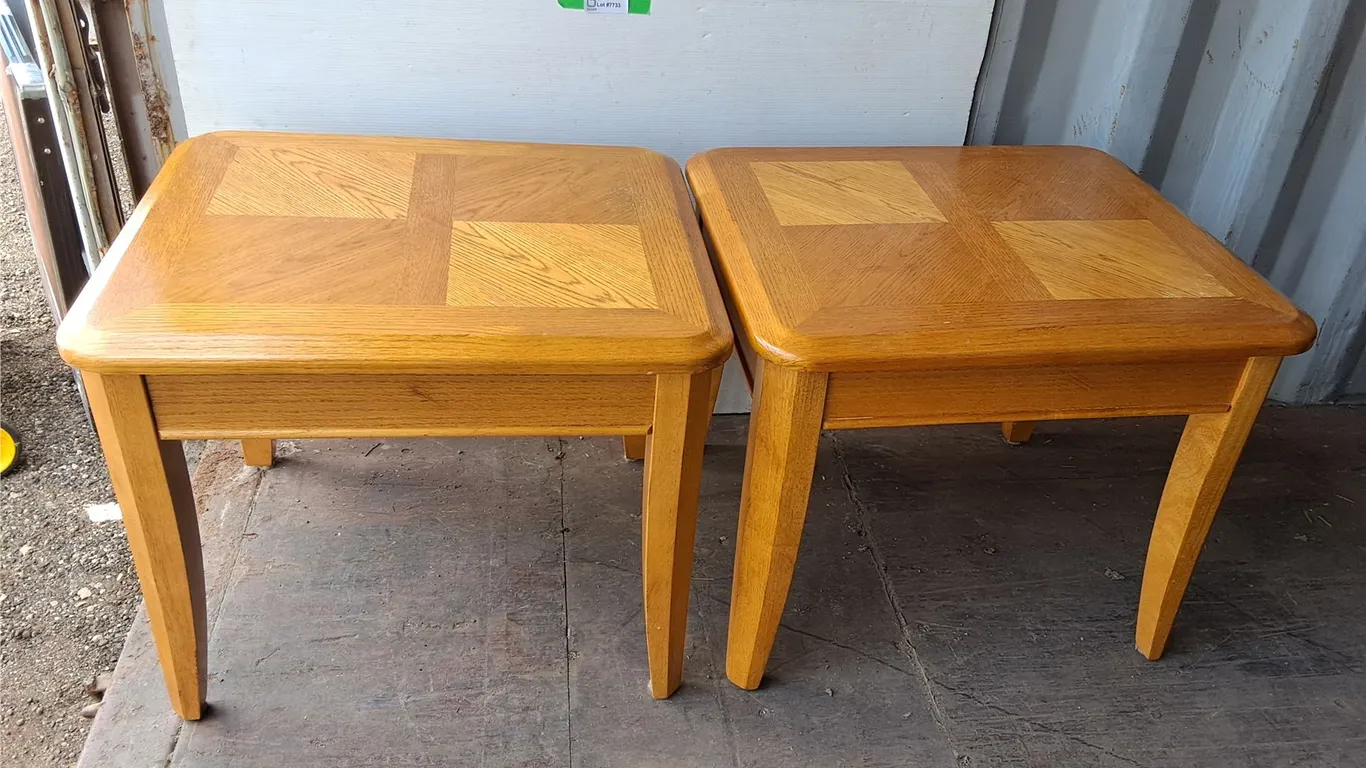 ***(2) Oak Coffee Tables 28" x 25" x 23"- Can't Ship