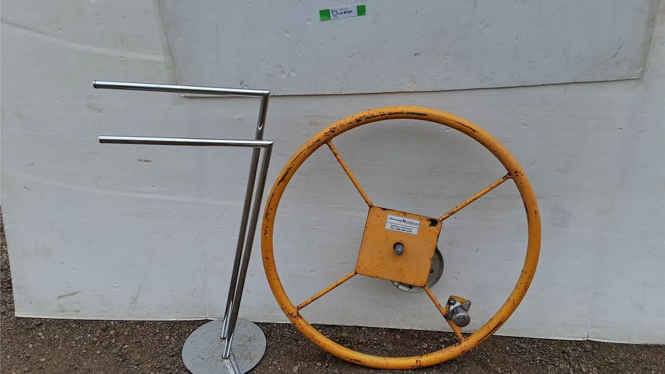 **Metal Clothing Hanger Up to 18" x 30" & Marine Master Gear Wheel 30", Can't Ship