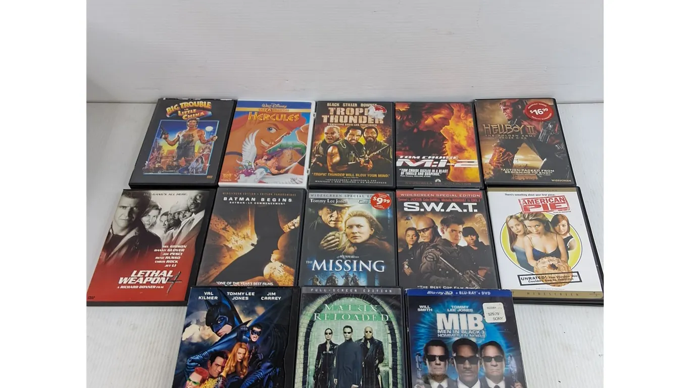 Assorted Movies - Lethal Weapon 4, Batman Forever, Hercules, Misc