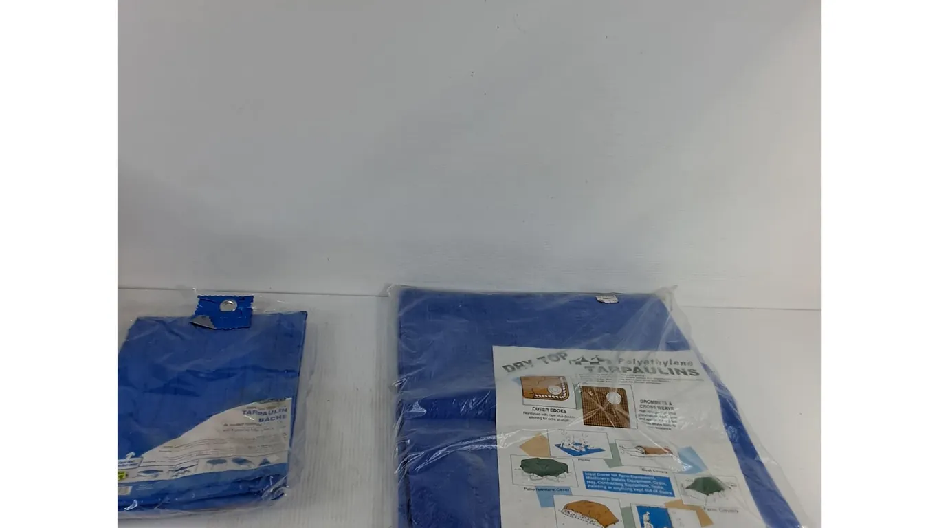 (2) Tarps (Up to 8'x12') ( as is)