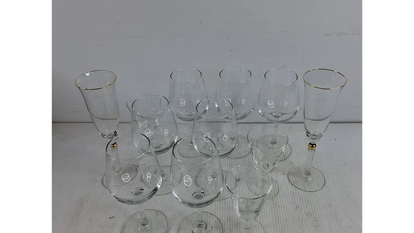Assorted Glass Goblets