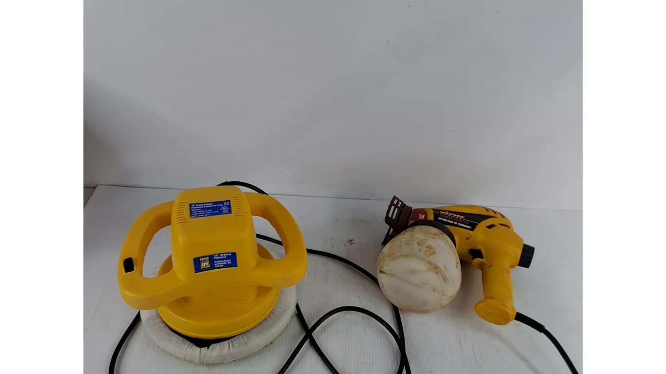 10" Orbital Polishers , Power Painter (both power on, as is)