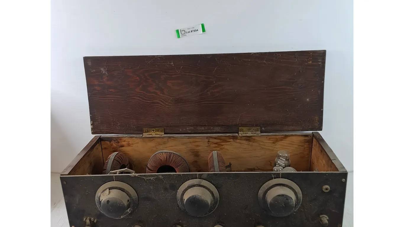 1920's 5-Tube Radio Receiver Untested As-Is