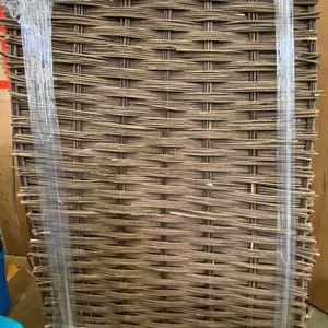 WOVEN TWIG CURTAIN PANELS - (5) APPROX. 4FT X 6FT PANELS