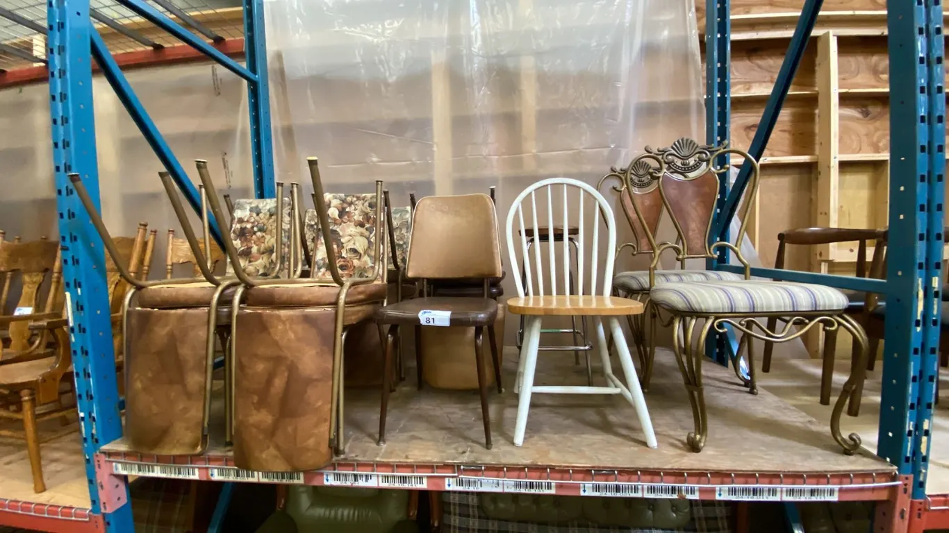 GROUP OF 15 ASSORTED STYLE DINING SIDE CHAIRS