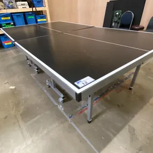 BRUNSWICK FOLD-A-WAY MOBILE PING PONG TABLE