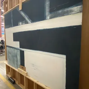 LARGE ORIGINAL ABSTRACT PAINTING ON BOARD - APPROX. 96" X 72"