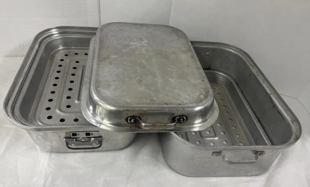 Aluminum Roasting pan w/lid