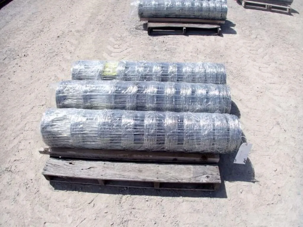 UNUSED Qty Of (3) 330 Ft Rolls Of Farm Fence