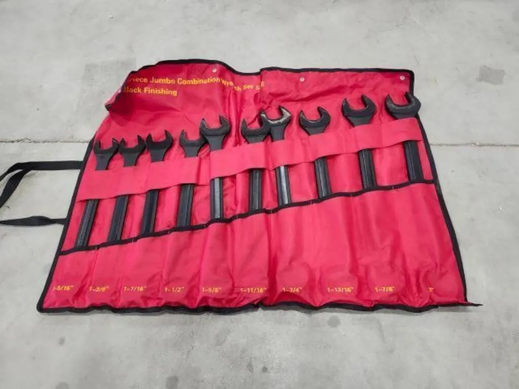 UNUSED 10 Pc Jumbo Wrench Set