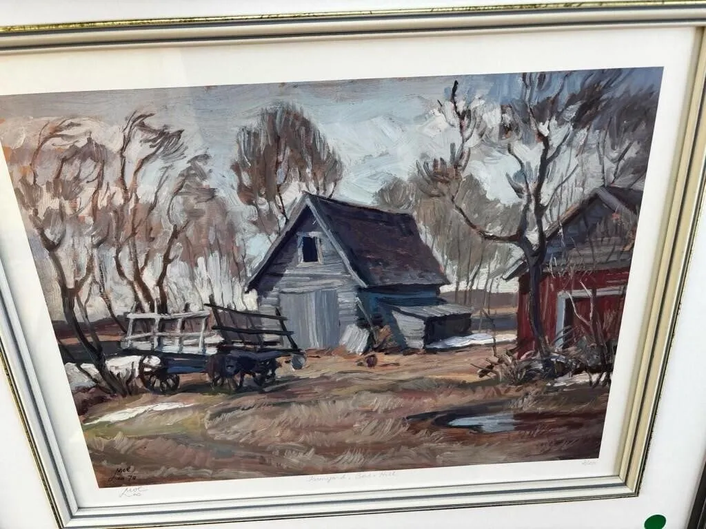 Leo Mol Hand Signed Art Print Birds Hill
